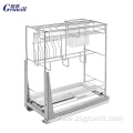 Multifunctional cabinet pull basket